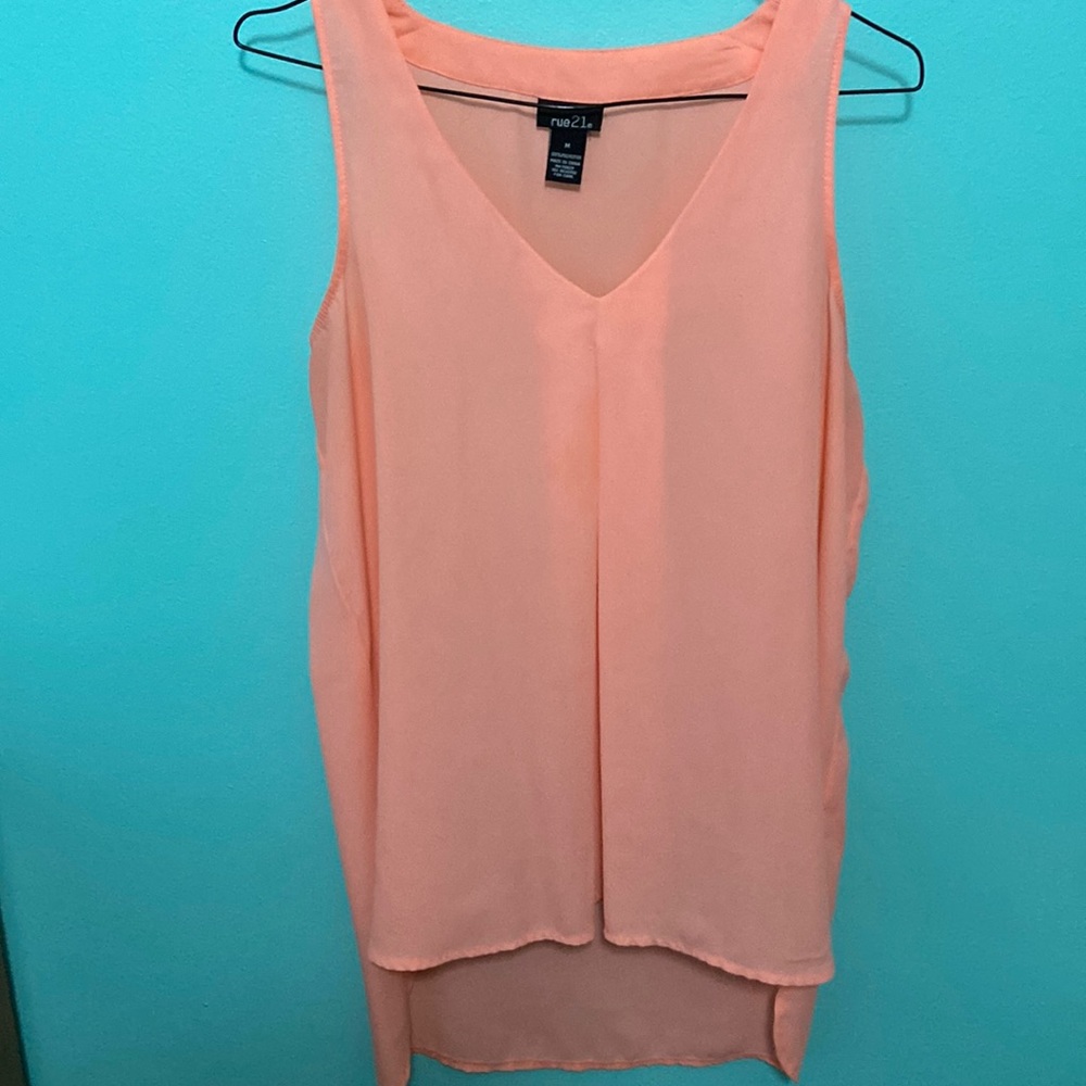 RUE 21 - sleeveless chiffon top size M